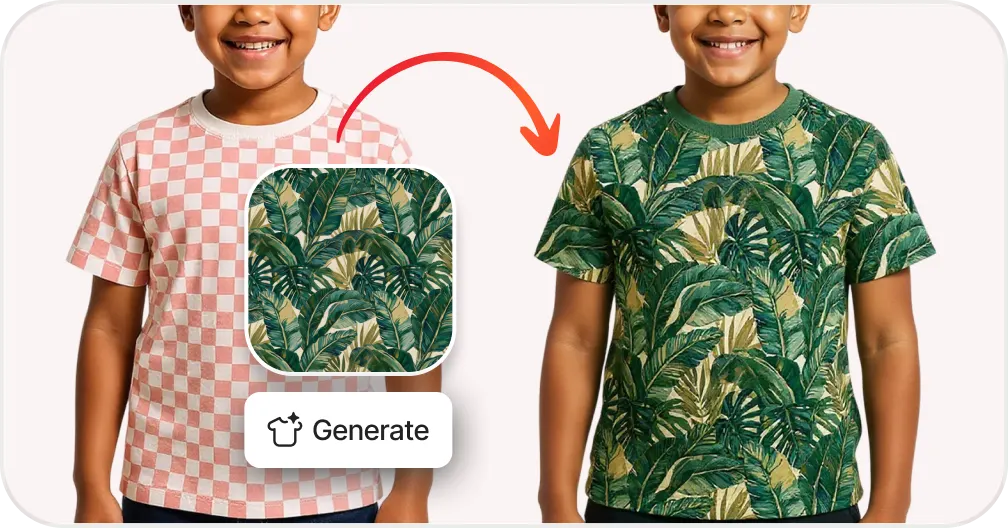 Preview patterns on real product mockups before printing