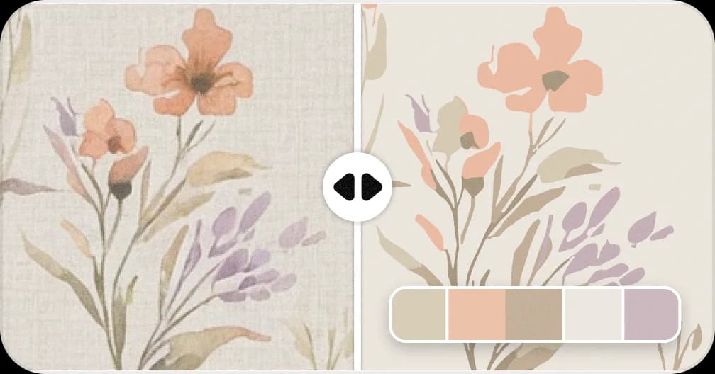 Export print-ready patterns at 300 DPI — PNG and SVG vector for digital and rotary printing